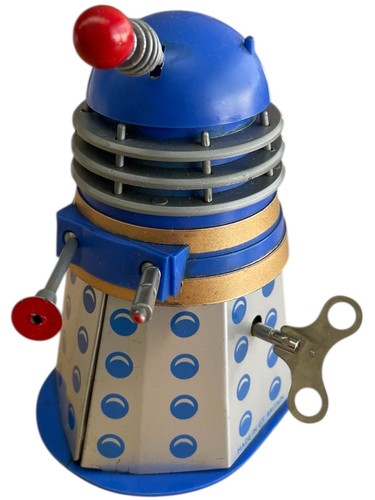 Vintage 1965 Doctor Dr Who Cowan de Groot Ltd Clockwork Mechanical Dalek - Codeg