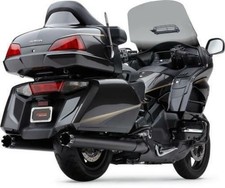 Cobra 4in. Slip-On - Black with Black Tip Motorcycle Street Bike 1219B 1811-3372