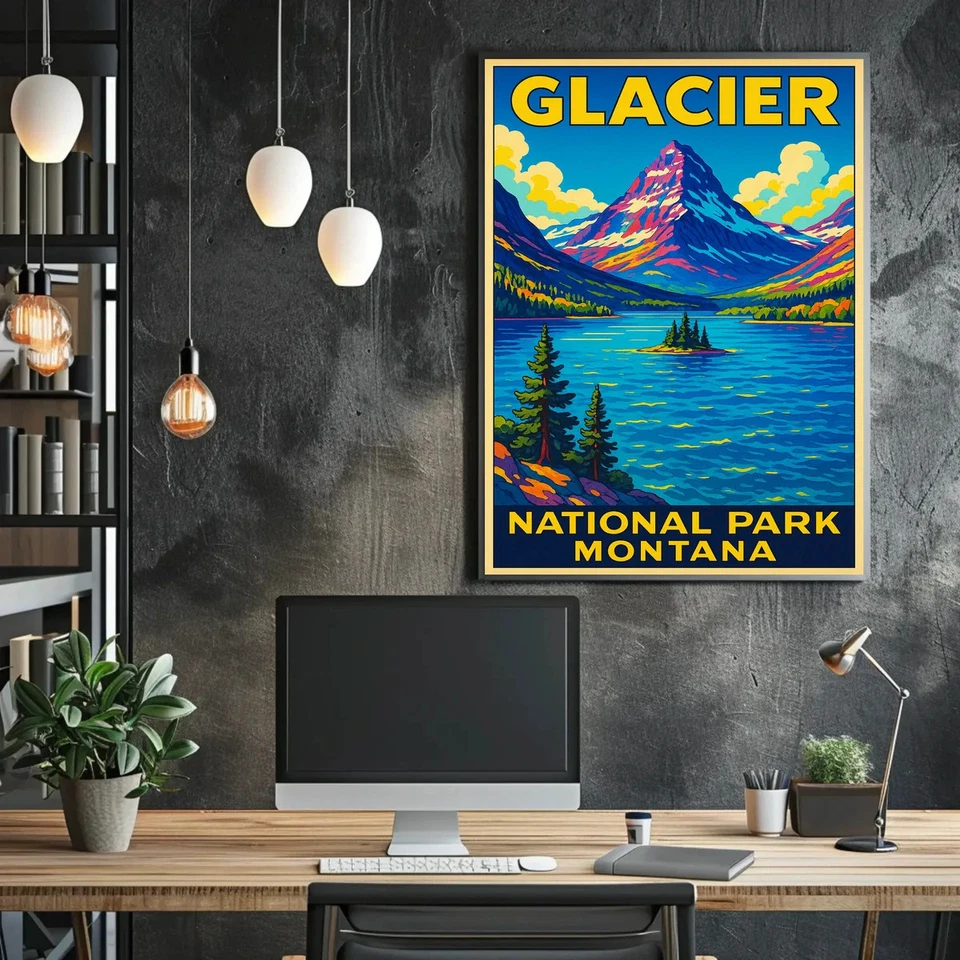 Pôster Glacier National Park, Montana - Imagem 2 de 4