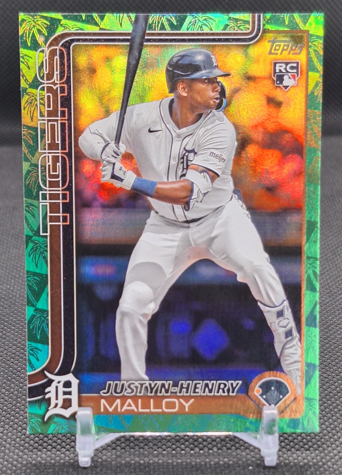 Justyn-Henry Malloy 2025 Topps Series 1 Rookie Green Spring Training /99 #269 RC