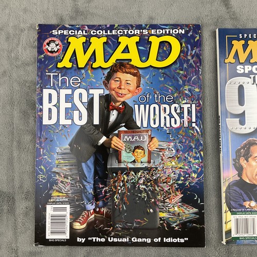 Mad Magazine The Best Of The Worst/Spoofs The 90’s Collectors Edition Set Of 2 - Picture 2 of 9