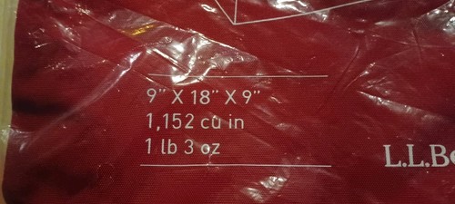 L.L.Bean Adventure Bag, Small in Red, New In Bag, Purchased-never Opened or Used - Picture 8 of 10