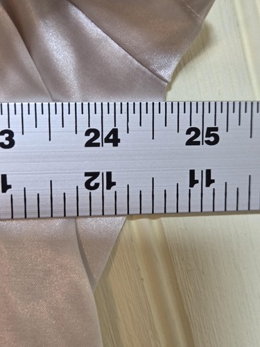 Cato Shirt Damen 2XL Elfenbein Satin Knopfleiste Kurzarm Rüschen Bluse Oberteil - Bild 4 von 5