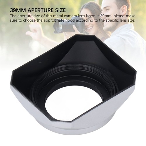 39mm Lens Hood Professional Vintage Style Metal Digital Camera Lens Hood For CT - Picture 11 of 24
