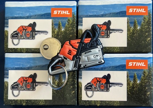 Stihl Motorsäge Schlüsselanhänger Baumchirurg Baumpfleger neu im Karton Werbeneuheit x 4 - Bild 11 von 13