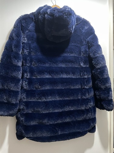 rinascimento Reversible Faux Fur Parka Size 8 - Picture 4 of 13