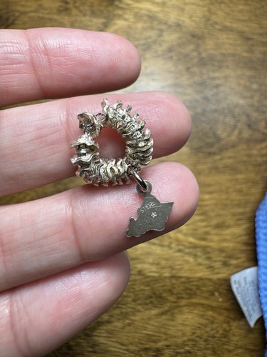 Vintage Sterling Silver Hawaii Aloha Lai Charm Movable - Picture 3 of 4