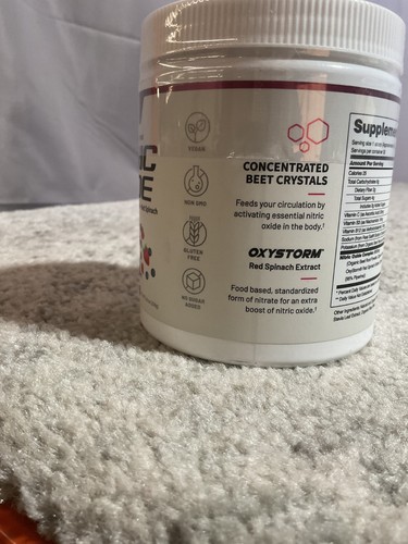 Snap Nitric Oxide Mixed Berry Flavor 8.8 oz Powder Circulation Superfood 2/27 - Picture 2 of 5