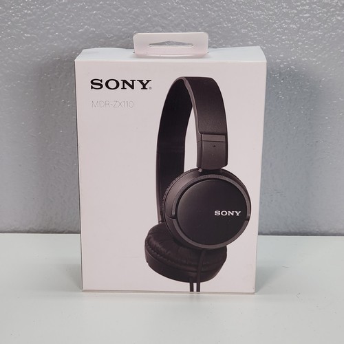 Sony MDR-ZX110 Wired Stereo Headphones (Black) 💥 New SEALED - Picture 2 of 7