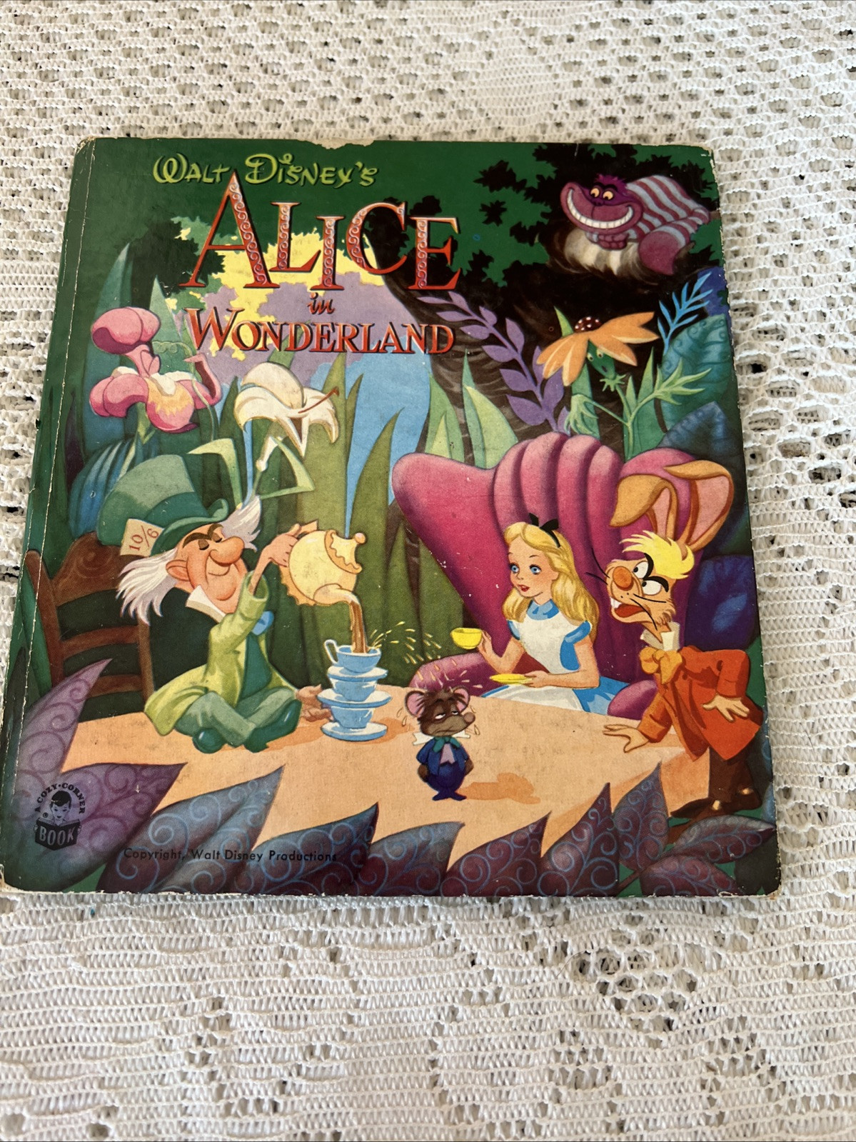 Vintage Whitman Cozy Corner Book ~ WALT DISNEY'S ALICE IN
