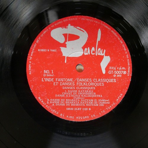 VA MUSIC OF INDIA (1) -CLASSICAL BARCLAY GT5007 JAPAN LP - Imagen 2 de 2