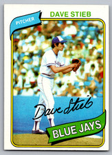 1980 TOPPS #77 DAVE STIEB BLUE JAYS ROOKIE