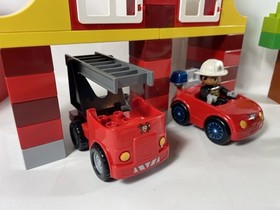 Lego Duplo 6138 My First Fire Station 99% Complete + Extras Read* Dalmatian