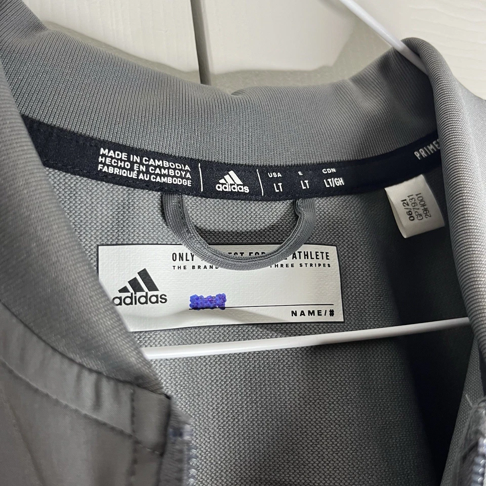 Northern Illinois NIU Hombres Adidas Cremallera Completa Chaqueta LT Equipo Emitido Gris Fútbol Foto 4 de 4