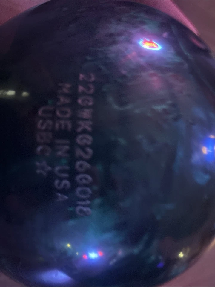 Bola de boliche Global S70 Wolverine, 15 libras, ligeramente usada Foto 4 de 4