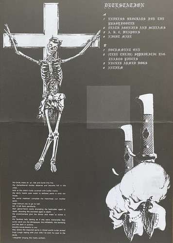 GISM - DETESTATION LP CLEAR VINYL JAPAN CRUST PUNK GHOUL RAPES GASTUNK BLAZE SDS - Picture 6 of 8