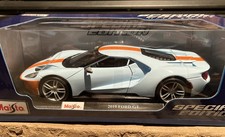 Maisto 2019 Ford GT Special Edition BLUE W/Orange Stripe 1:18 Scale