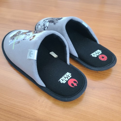 Pantofole bambino Disney Star Wars taglia 5-6 morbide peluche scarpe da interno - Foto 2 di 8