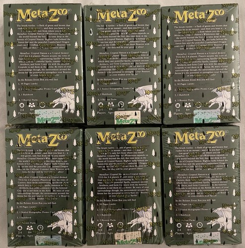 New Metazoo Wilderness 1st Edition Release Event Box Lot of 6 Cryptid Nation - Picture 2 of 2
