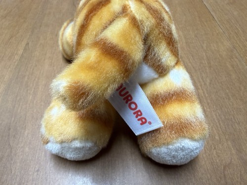 Aurora 8 Zoll Orange Tabby Kätzchen Plüschtier Stofftier Top Zustand Tushy Tag - Bild 3 von 10