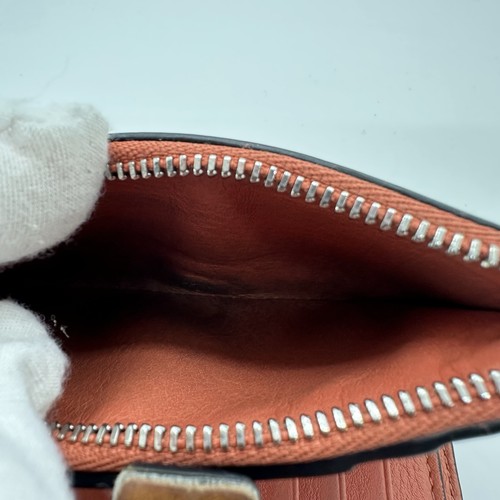 Loewe Tan Grained Calfskin Leather Vertical Compact Wallet - Picture 7 of 13