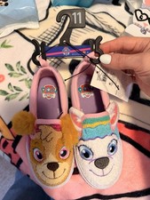 PAW Patrol Skye Everest Kids Slip-On Shoes Pink Cartoon Comfort Size 11