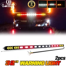 32"Rear Strobe LED Chase Light Bar For ATV UTV Polaris RZR Can am X3 Offroad 4WD