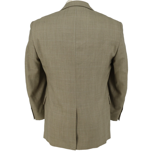 Manteau de sport homme Jos A Bank 38S beige laine cachemire doublé GlenPlaid veste blazer - Photo 2/18