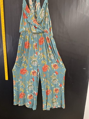 Mameluco corto O’Neill tejido estampado tropical pierna ancha grande con cordones espalda desechable - Imagen 1 de 8