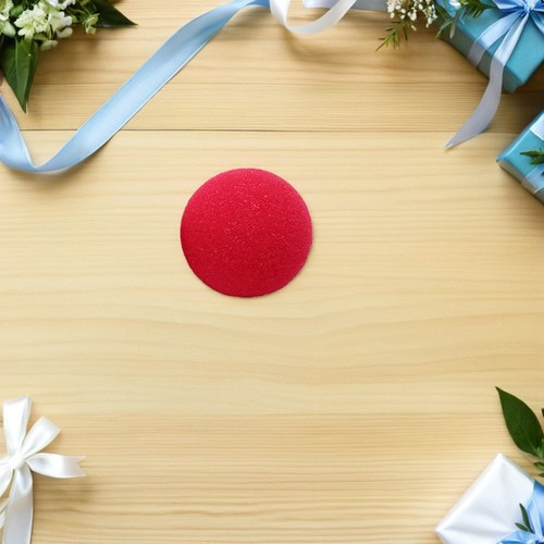 3 Count Clown Nose Sponge Work Costume Prop The Red Adult - Picture 9 of 12