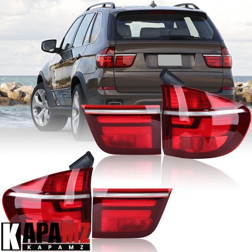 Tail Light LED Rear Lights Brake For 2007-2012 2013 BMW E70 X5 Left+Right 4PCS - Picture 3 of 10