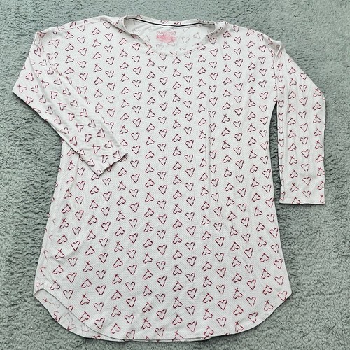 Victorias Secret Pajamas 3pc Set Womens Size Medium Pants w/ 2 Tops Red CozyCore - Picture 13 of 22