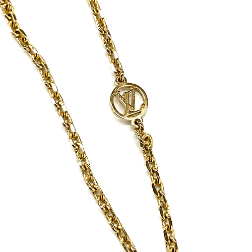 Collar LOUIS VUITTON Crazy Inlock Strath M67273 aprox. 39 45Cm Corazón Estrás - Imagen 3 de 8