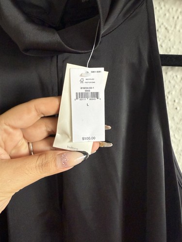 Banana Republic Elegant Black Backless Dress Size L - Picture 3 of 14