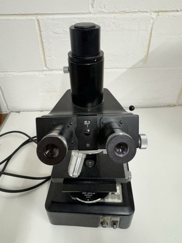 Leitz Ortholux Microscope Trinocular viewing body Phase Contrast Untested - Picture 12 of 15