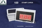 100 Stamp Dealer Catalog Cards, Black Background with Clear Window by Lighthouse