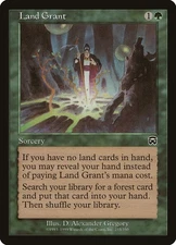MTG Land Grant Mercadian Masques Common LP