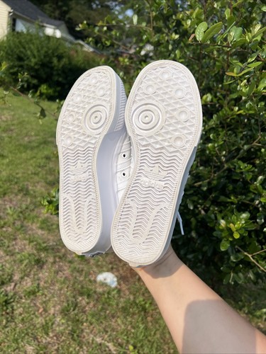 Adidas Nizza Platform Mid Cloud bianche scarpe sneakers donna taglia 7 FY2782 - Foto 15 di 16