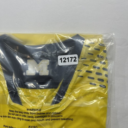 Adidas University of Michigan Wolverine #1 Basketball Trikot Herren Medium Maize - Bild 10 von 10