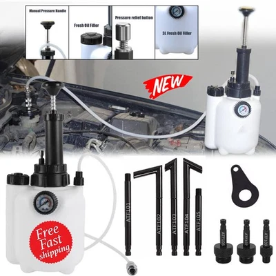 3L Manual Transmission Fluid Pump Gearbox Oil Filling Filler Tool ATF Adapter *`