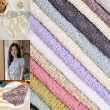 Lace Fabric Stretch 126cm Wide Spandex DIY Sewing Crafts 1
