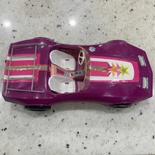 Vintage 1975 Barbie Doll Car Starvette Purple Corvette Mattel Vehicle 