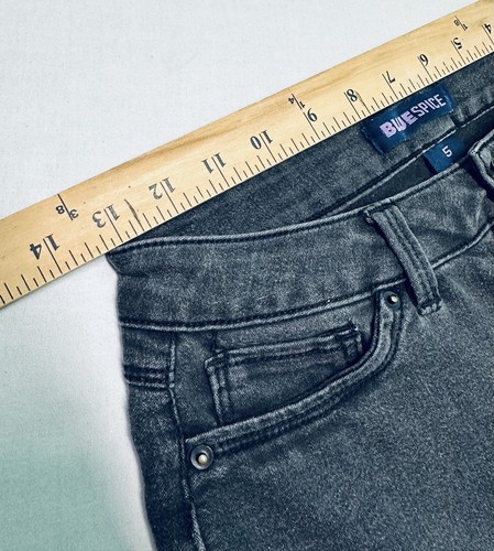 Blue Spice Junior's Size 5 Black Wash Denim Skinny Jeans - Picture 7 of 7