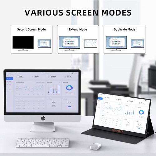 NEW|165Hz Portable Gaming Monitor 17.3 2.5K QHD Extender Monitor Freesync Screen - Picture 20 of 24