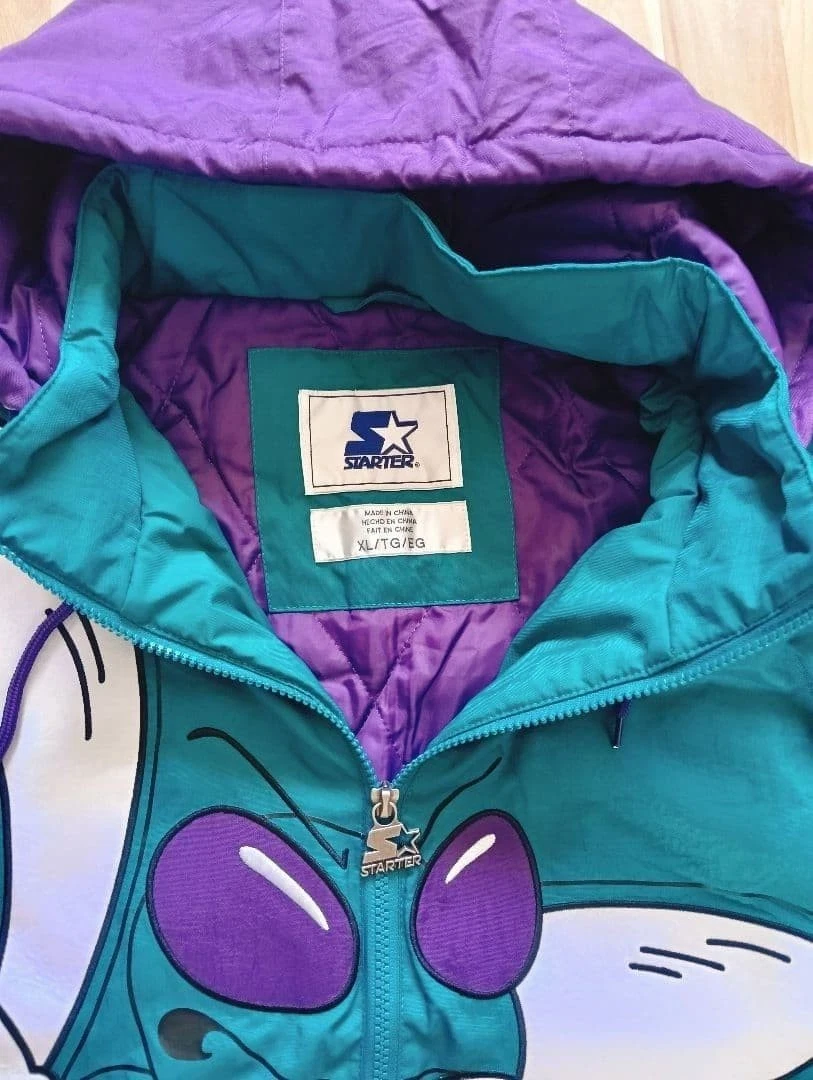 Starter Charlotte Hornets Nylon Jacket 2XL NBA New Unused - product detail image 11
