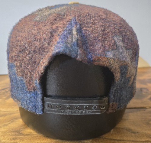 Vintage 90s Carhartt Aztec Wool Blanket Pattern SnapBack Hat Made In USA - Bild 4 von 12