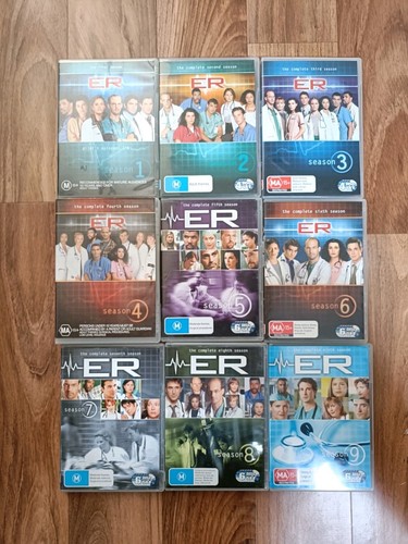 ER - The Complete Season 1-9 DVD E.R Clooney Medical Drama Vgc FREE POSTAGE AUS - Picture 2 of 3