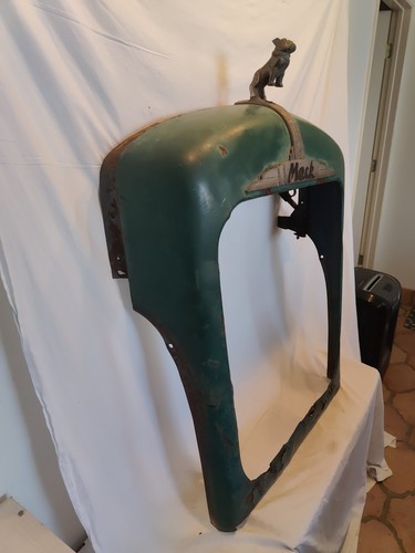 Vintage Hard To Find B Model Mack Radiator Shell / Shroud. Nice Find. Will Ship. - Picture 9 of 24