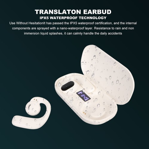 Language Translator Earbuds Multifunction Noise Reduction Stereo Sound 144 Ki CB - Afbeelding 3 van 33