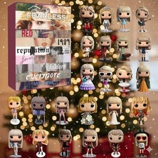 Taylor Advent Calendar 2025, 24 Day 2D Acrylic Ornaments Music Lover Countdown